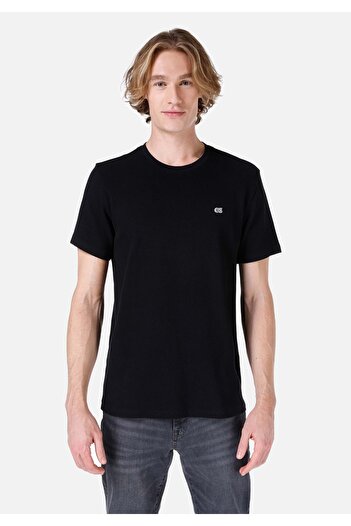 Colin's Ανδρικό Μαύρο T-Shirt - Μανίκια