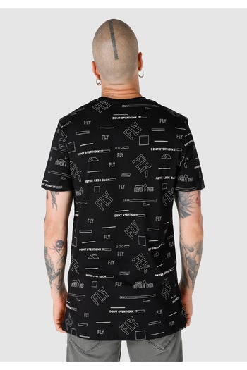 Colin's Regular Fit Round Neck Men's Black Short Sleeve T-Shirt