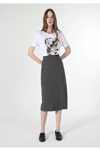 Colin's Slim Fit Women's Anthracite Skirt