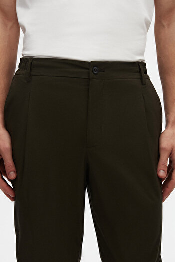 Twn Relaxed Fit Haki İnce Ve Hafif Rpt Jogger Pantolon