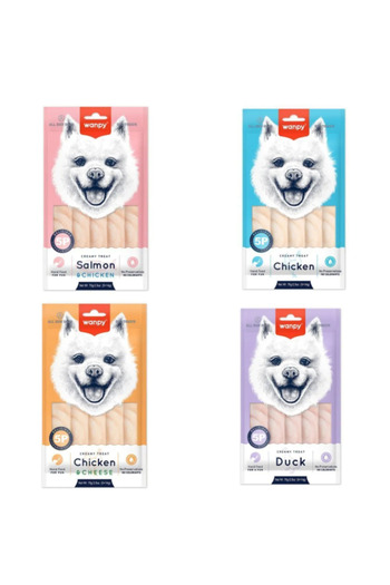 robotrend Wanpy 4 Kinds Liquid Dog Treat 5X14Gr