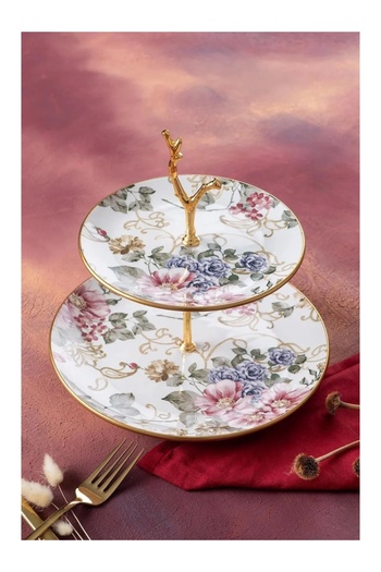 ACAR HCA6418 Floral Layered Cookie Holder 23 Cm