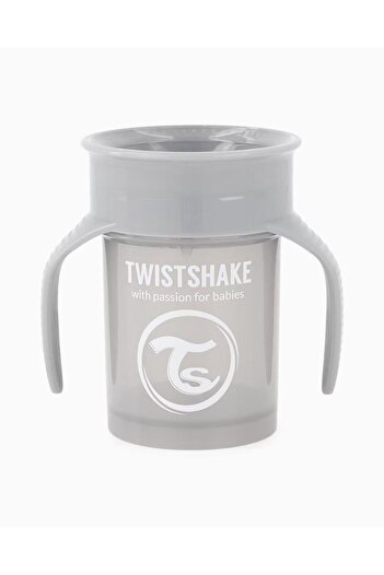 Twistshake Gray 360 °   Non-Spill Drinking Cup (6+ Months) (230 ml)