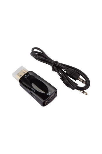 HOPE R Adaptor HDMI la VGA,1080P, audio, negru, HOPE R