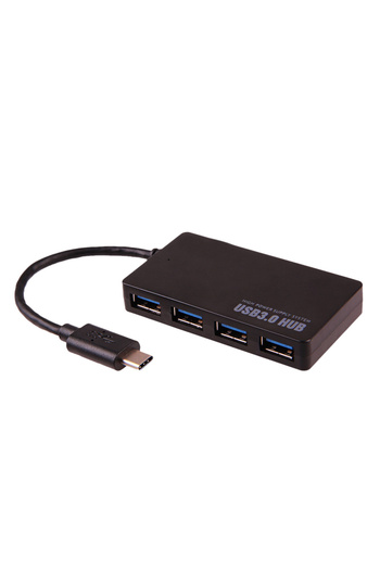 HOPE R USB 3.1 Type-c hub to 4 x USB 3.0 and 2 BC 1.2 ports with power port, Thunderbo compatible