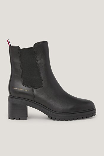 Tommy Hilfiger Dámské Tommy Hilfiger Logo Gumová podrážka Elastické boční panely Podpatky Stylový vzhled