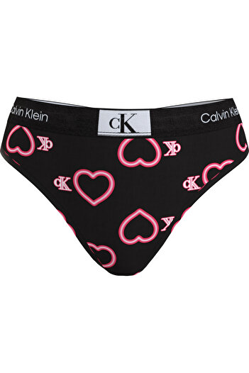 Calvin Klein Kadın Marka Logolu Elastik Bantlı Günlük Kullanıma Uygun Siyah Külot 000QF7479E H1R