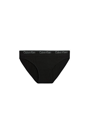 Calvin Klein Kadın Calvin Klein İmzalı Elastik Bantlı Siyah Külot 000QF7096E UB1