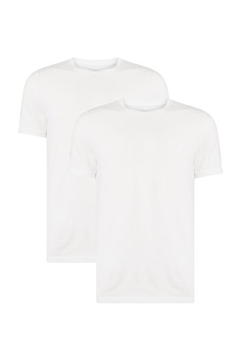 Nike Men's Brand Logo Cotton Casual White Undershirt 0000Ke1010 100
