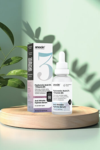 anocin Hyaluronic Acid 2% + Vitamin B5 Kırışıklık karşıtı ve Nemlendirici serum no : 3