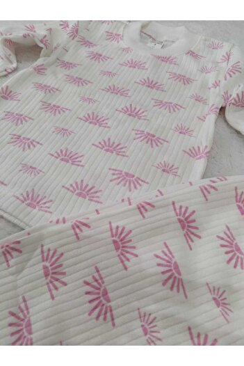 Store Güneş Desenli Çocuk Pijama Takımı Yenidoğan Gecelik