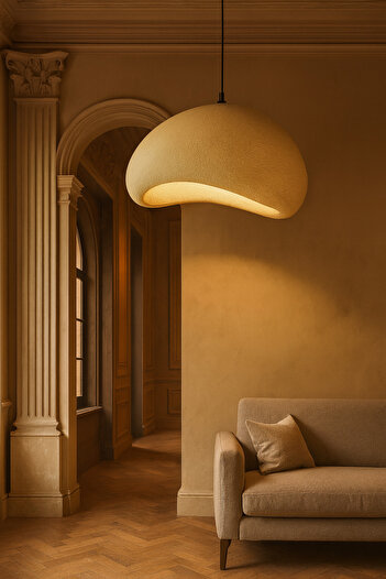 qwell Modern Bohemian Hanging Light with Pearl Design