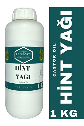 BEYARVİTA Hint Yağı, 1 KG (castor oil) soğuk sıkım