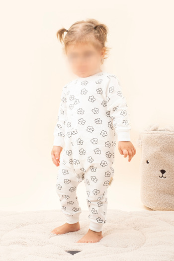 Vauva Girls Boys Printed Baby Kids Rompers Seasonal Long Sleeve Elastic Jumpsuit
