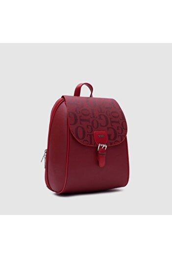 TOGO Kırmızı Deri Kadın Monogram Sırt Çantası [930031]
