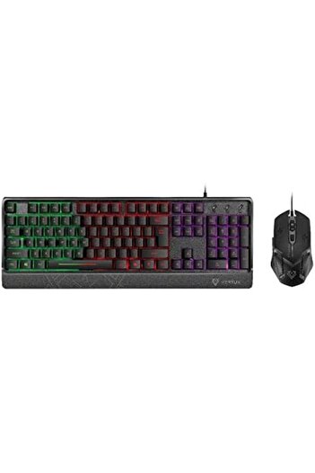VERTUX Orion Backlit Ergonomic Wired Gaming Keyboard & Mouse