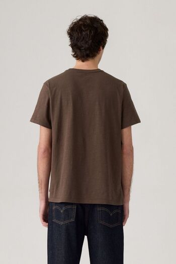 Levi's Ss Relaxed Fit Tee Rope Serif Logo Brack Brown Men's T-Shirt