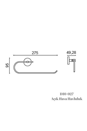 ÇELİK BANYO Dilek Açık Kağıt Havluluk GOLD Pirinç Malzeme ( 10 Yıl Garantili )