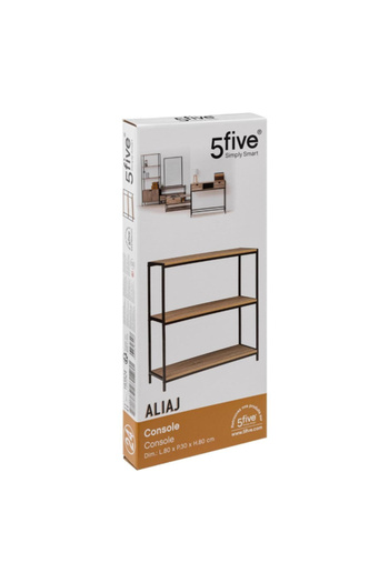 Five Simply Smart 3-Tier Aliaj Durable and Elegant Console Table
