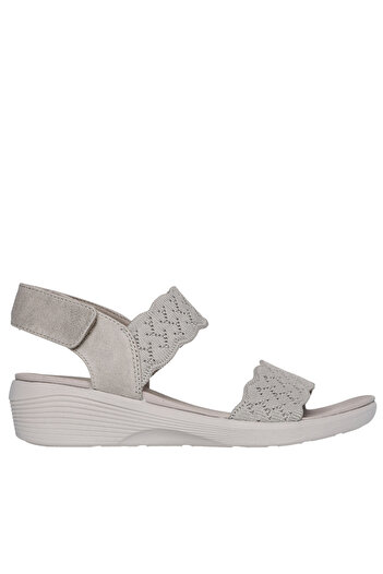 SKECHERS Sports sandals, ladies, ARYA ON THE RISE 163165-TPE gray, textile 41