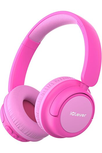 iClever Kids Headphones Wireless, 60H Play Time, 74/85 dBA Safe Volume, Bluetooth 5.4, USB C, Over E
