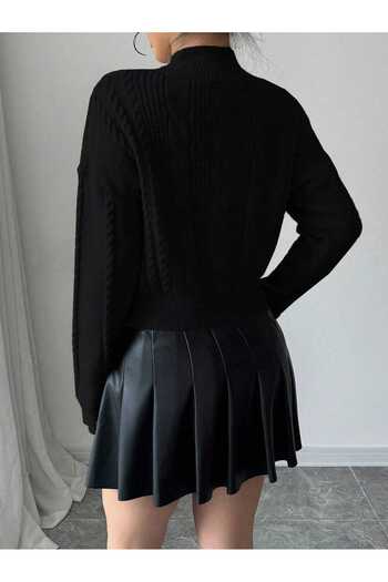 SAYZEN Knitted Bow Detailed Knitwear Sweater