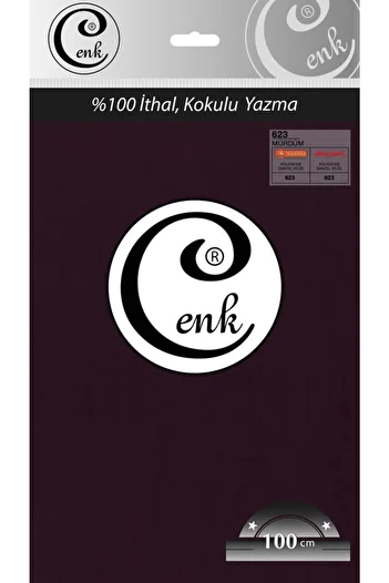 Yüsra Shop Cenk Imported 623 Plum Flat Writing 100 cm Bagged