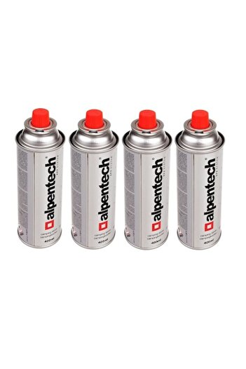 DAO Set 4 gas refills 400ml Apentech compatible with camping stoves and handheld burners