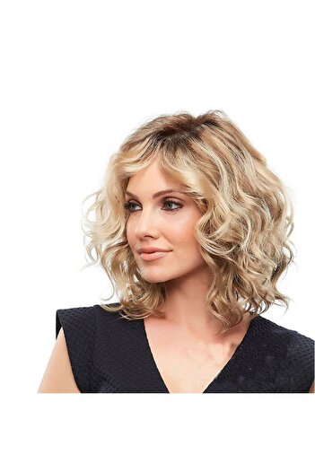 Generic Short Curly Wig - Blonde Perm
