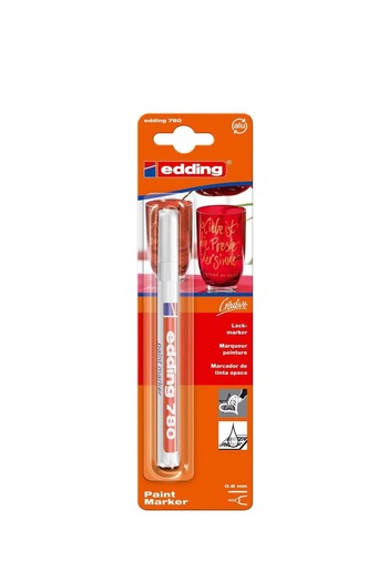 Edding 780 Paint Marker 0.8mm Round Tip White