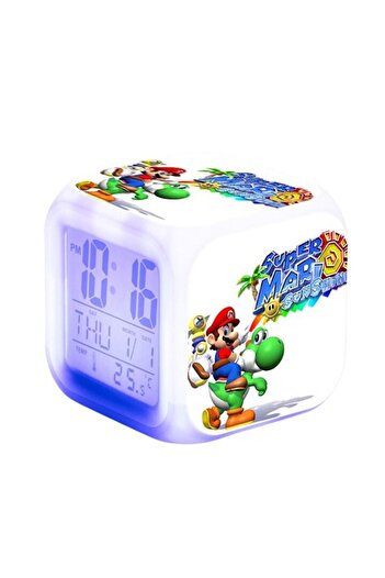 Mixbo Cubic Clock for Children's Room Mixbo, Multiple Functions, Lights, Model 17