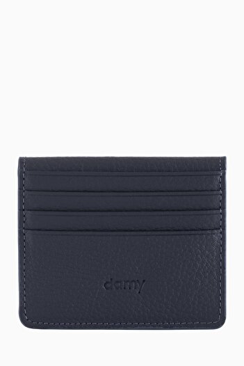 DAMY Genuine Leather Unisex Card Holder 512Mg - Gray