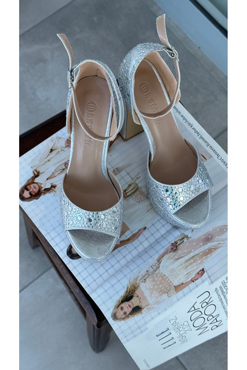 Letafia Aura Stone Detailed Platform Shoes