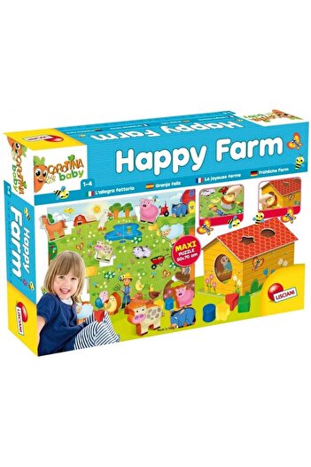 Lisciani Floor puzzle - Farm with surprises (12 pieces)