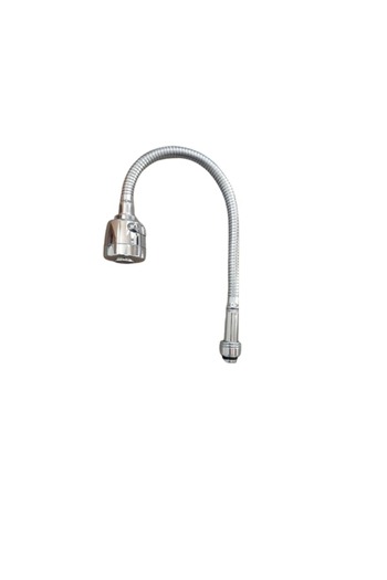 KORMAN Flexible Swan Faucet Spout with Two Functions, Glossy Chrome
