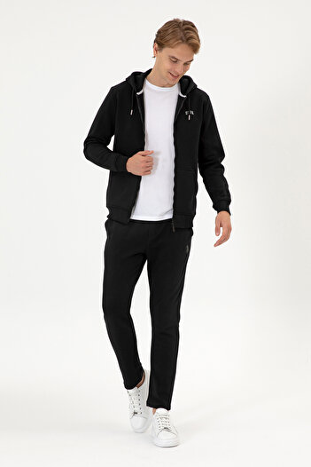 U.S. Polo Assn. Erkek Siyah Eşofman Altı 50313747-VR046