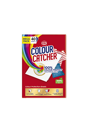 K2R Colour Catcher Napkins, for washing machine, Colour Catcher, 40 pcs