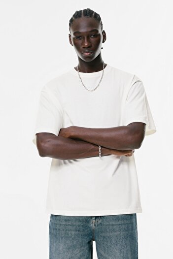 Pull & Bear Short sleeve T-shirt with slogan