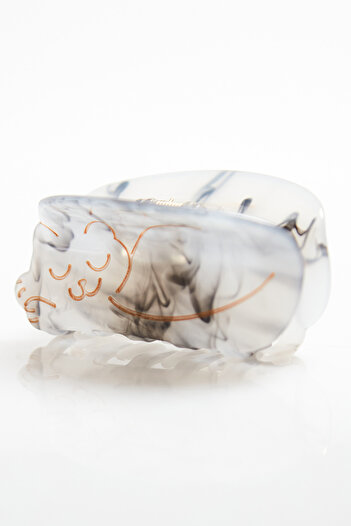 Fulla Moda Cat Figured Bone Peg Buckle