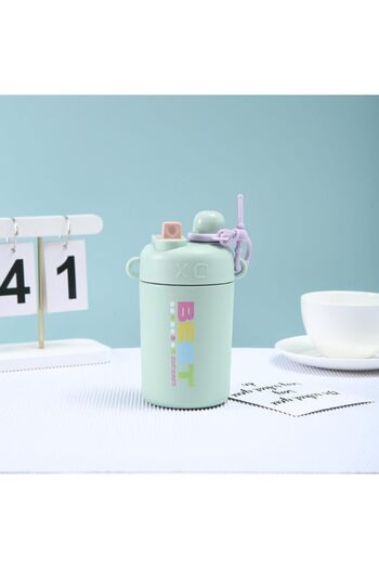 Twisoo Double Drink Cute Thermo Steel Coffee Water Cup Leak Proof Vacuum Insulated Stainless Steel D