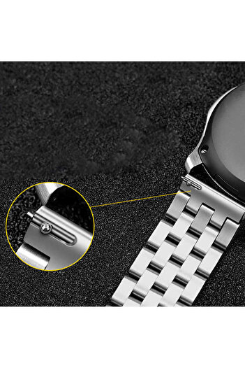 Good Case Amazfit Gtr Lite (47mm) Compatible 22mm Pods Look Metal Cord-20 Silver