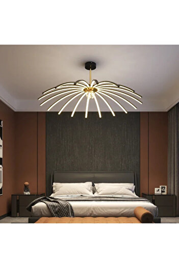 Jiju LED Chandelier D90cm With 2.4G wifi Remote Control Light/Cold/Warm/Neutral Adjustable Intensity