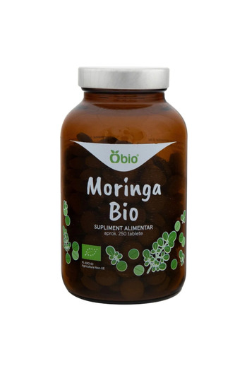 OBİO Moringa Bio, 250 Δισκία (125 g)