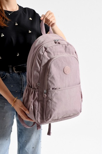 H&D COLLECTİON Αδιάβροχο εισαγόμενο ύφασμα τσακισμένο σχολικό επαγγελματικό και ταξιδιωτικό σακίδιο πλάτης με θήκη για φορητό υπολογιστή