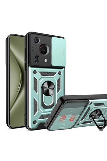 Tim High Protection Case for Huawei Pura 70 Ultra, Timaconprotect, V33, Thermoresistant Plastic, Green F