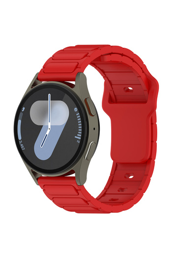 Good Case Huawei Watch Gt 3 Classic (46mm) Compatible 22mm New Design Silicone Cord-132 Red