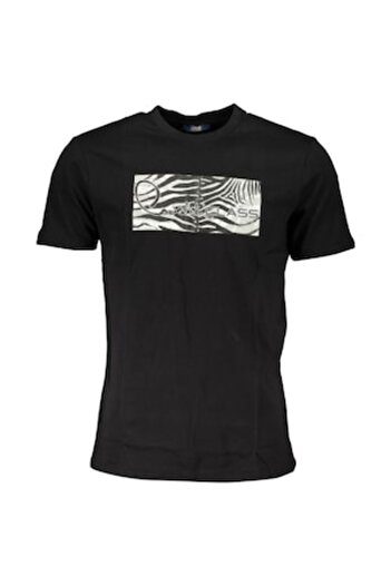 Cavalli Class Men's T-Shirt, Black, 3XL