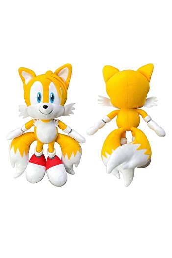 OEM Plush Toy Sonic Tails, 40 cm, Yellow, Virtual Trend®