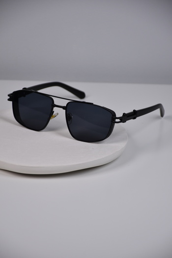 LOOKUP NEW Unisex Men's Uv400 Protected Square Rectangle Metal Stainless Sunglasses