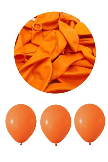 Mielibon Pastel Orange Balloon 12 Inch Set of 50 – Bulk Party Birthday Wedding Decoration
